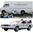 Jada Hollywood Rides Back to the Future 40th Frosted Time Machine 1:32 Die Cast