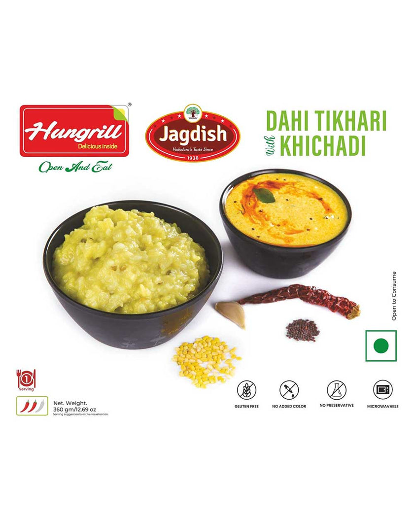 Jagdish Ready To Eat Dahi Tikhari With Khichadi 360g