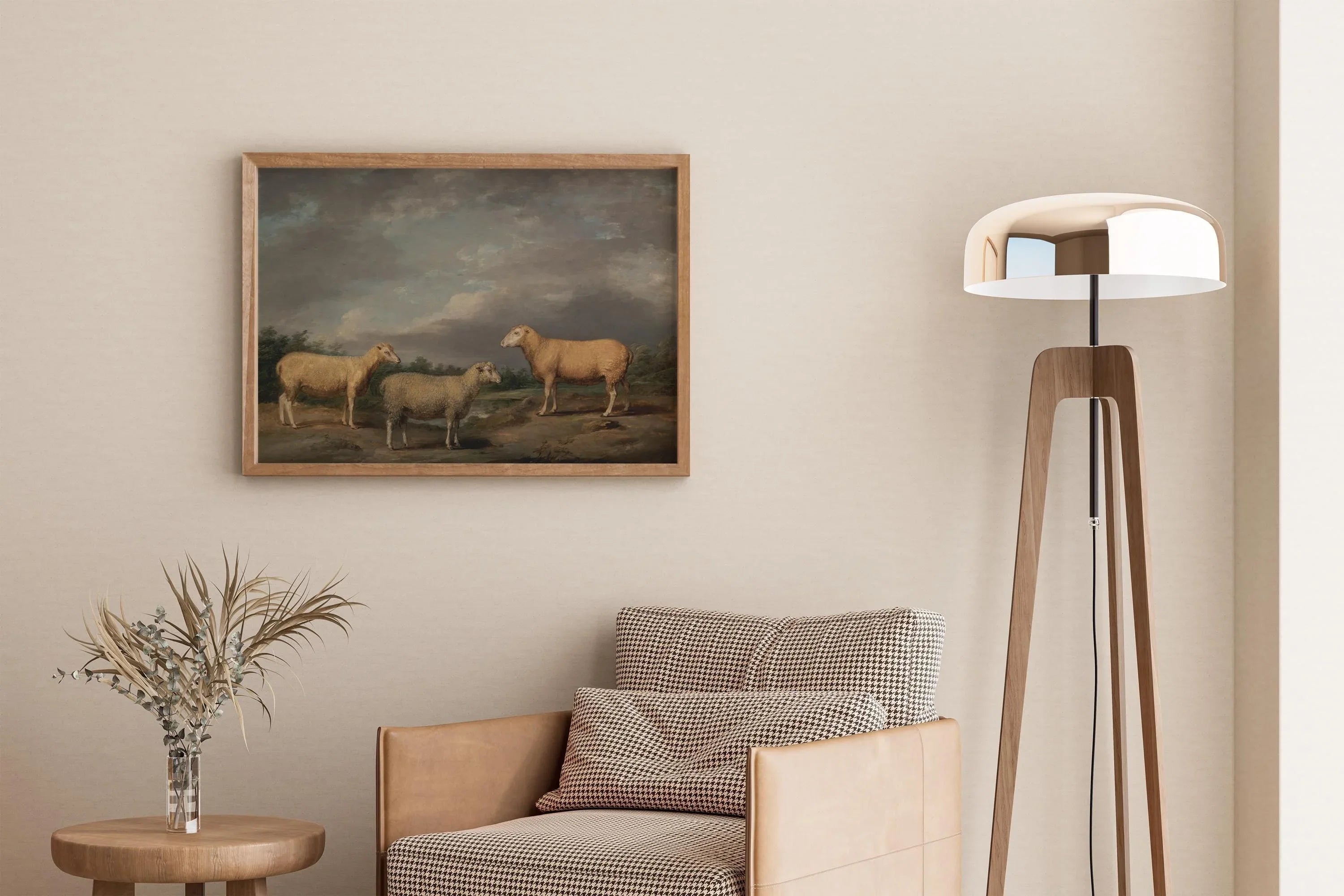 James Ward - Ryelands Sheep | Famous Moody Landscape Art (available handramed or unframed)