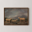 James Ward - Ryelands Sheep | Famous Moody Landscape Art (available handramed or unframed)