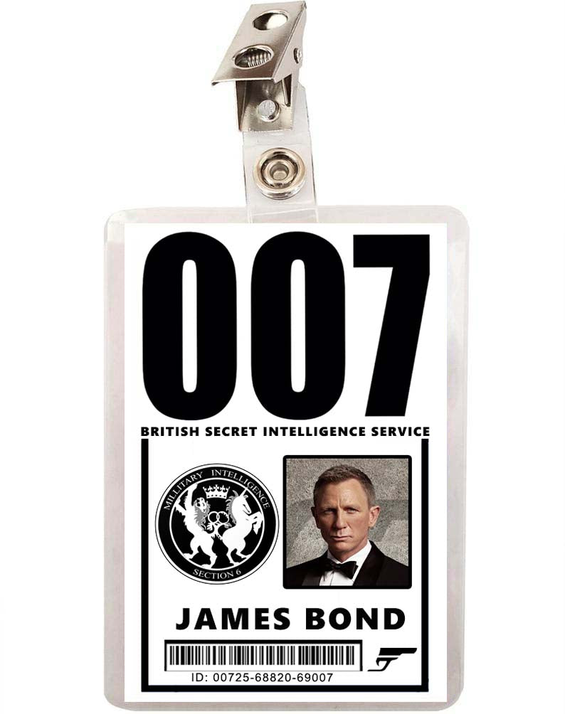 007 James Bond ID Badge - Daniel Craig