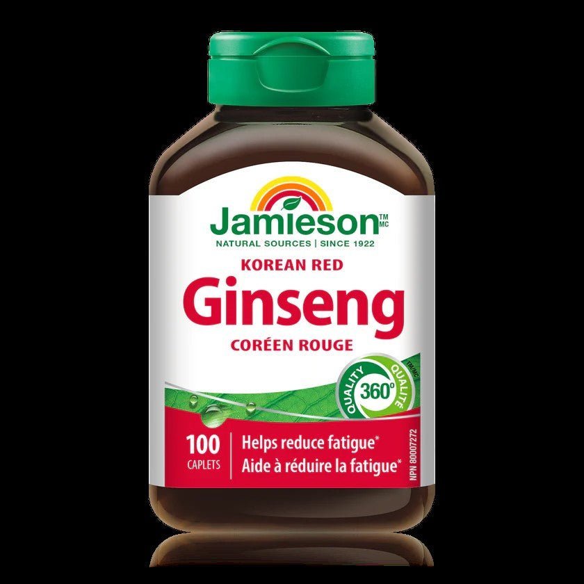 Jamieson Korean Red Ginseng 500mg – 100 Caplets