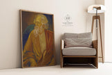 Jamini Roy - Rabindranath Tagore | Bengali Art (available handframed or unframed)