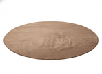 Japandi Style Handcrafted Round Rug