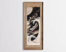 Japanese Dragon Art Print: Vintage Soga Sohaku Giclee Artwork
