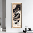 Japanese Dragon Art Print: Vintage Soga Sohaku Giclee Artwork