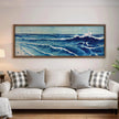 Japanese Seascape Art Print: Uehara Konen Ocean Waves Giclee