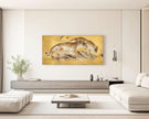 Japanese Tiger Art Print: Vintage Asian Panoramic Giclee