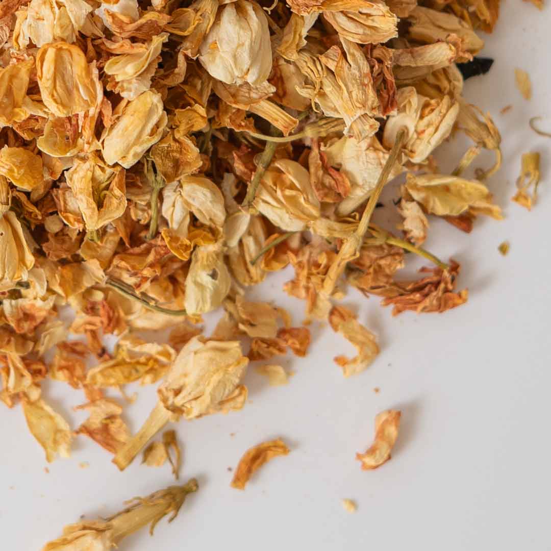 Jasmine Flower Herbal Tea – Rayhana Organics – Whole Dried Blossoms