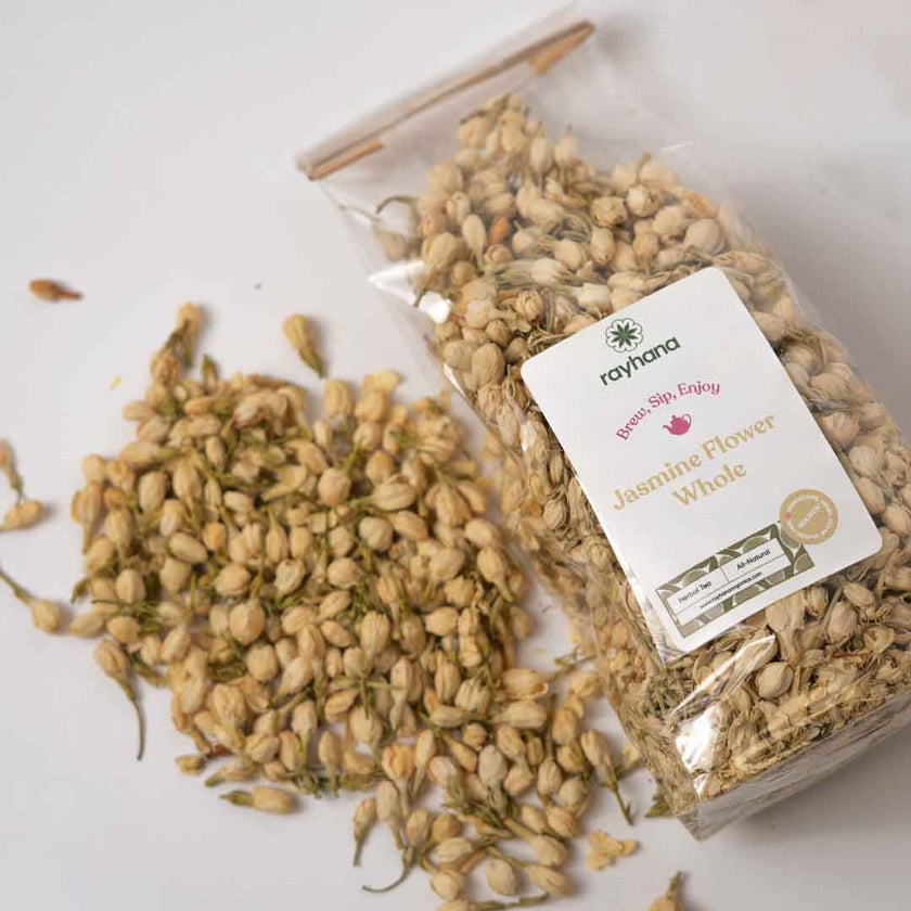 Jasmine Flower – Whole Dried Blossoms by Rayhana Organics