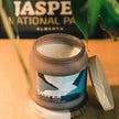 Jasper National Park 'DARK AMBER & PEONY' Scented Candle, Canada Parks