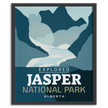 Jasper National Park 'Explored' Poster, Canada Parks
