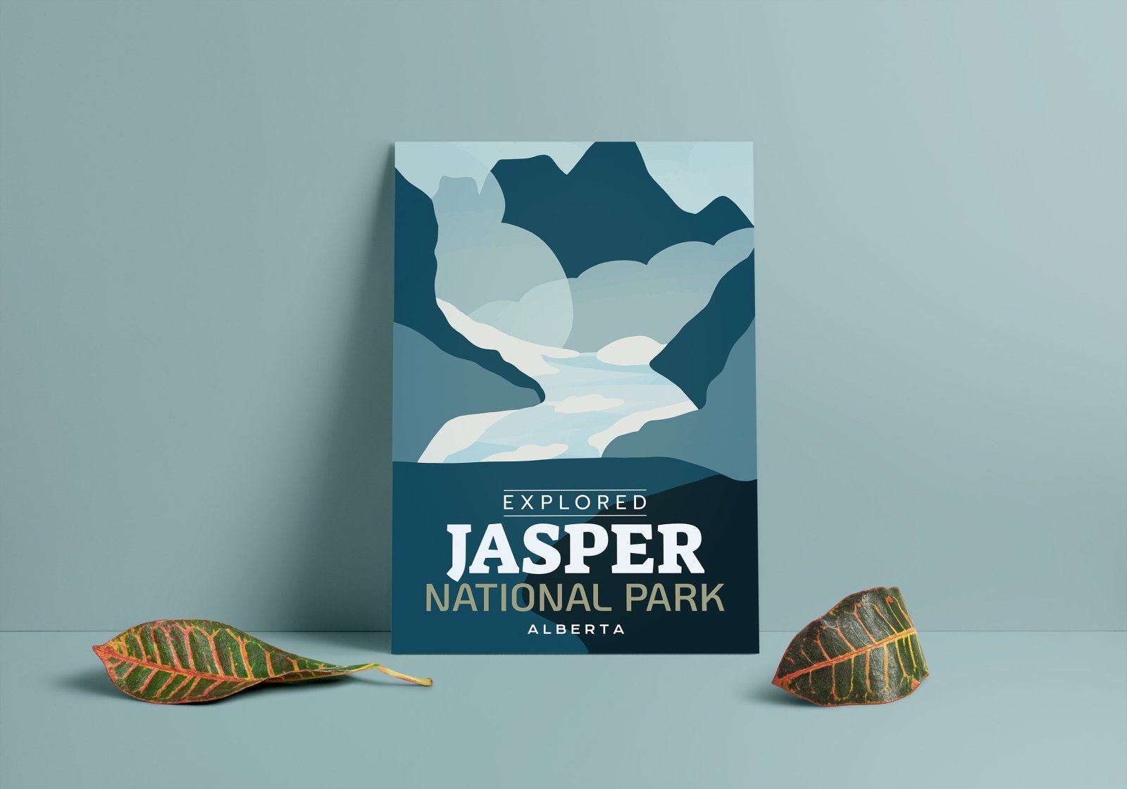 Jasper National Park 'Explored' Poster, Canada Parks