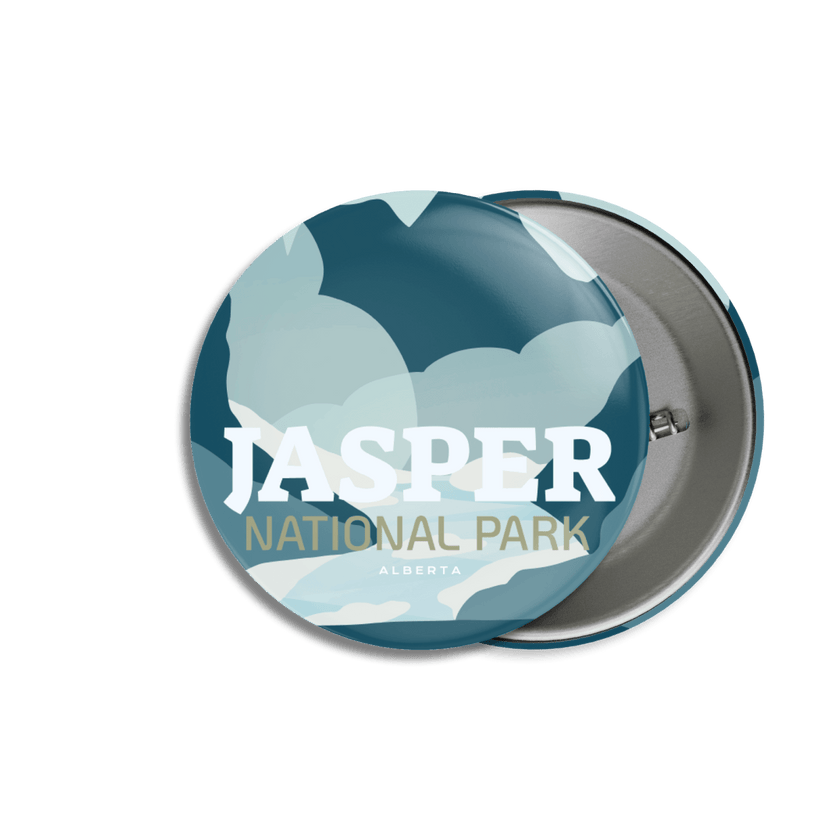 Jasper National Park of Canada Pinback Button, Canada Parks