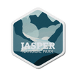 Jasper National Park of Canada Waterproof Vinyl Sticker, Canada Parks