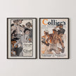 JC Leyendecker & Penfield Collier Magazine Art Print Duo