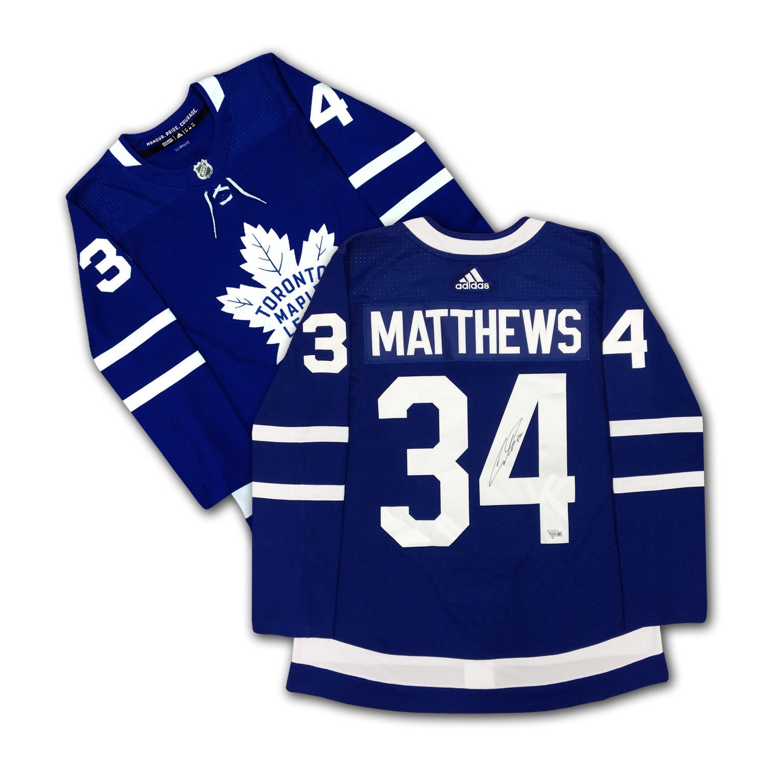 AUSTON MATTHEWS AUTOGRAPHED TORONTO MAPLE LEAFS BLUE JERSEY – SIGNED NHL HOCKEY MEMORABILIA COLLECTIBLE (SIZE L OR XL)