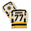 RAYMOND BOURQUE AUTOGRAPHED BOSTON BRUINS WHITE JERSEY – SIGNED NHL HOCKEY MEMORABILIA COLLECTIBLE (SIZE L OR XL)