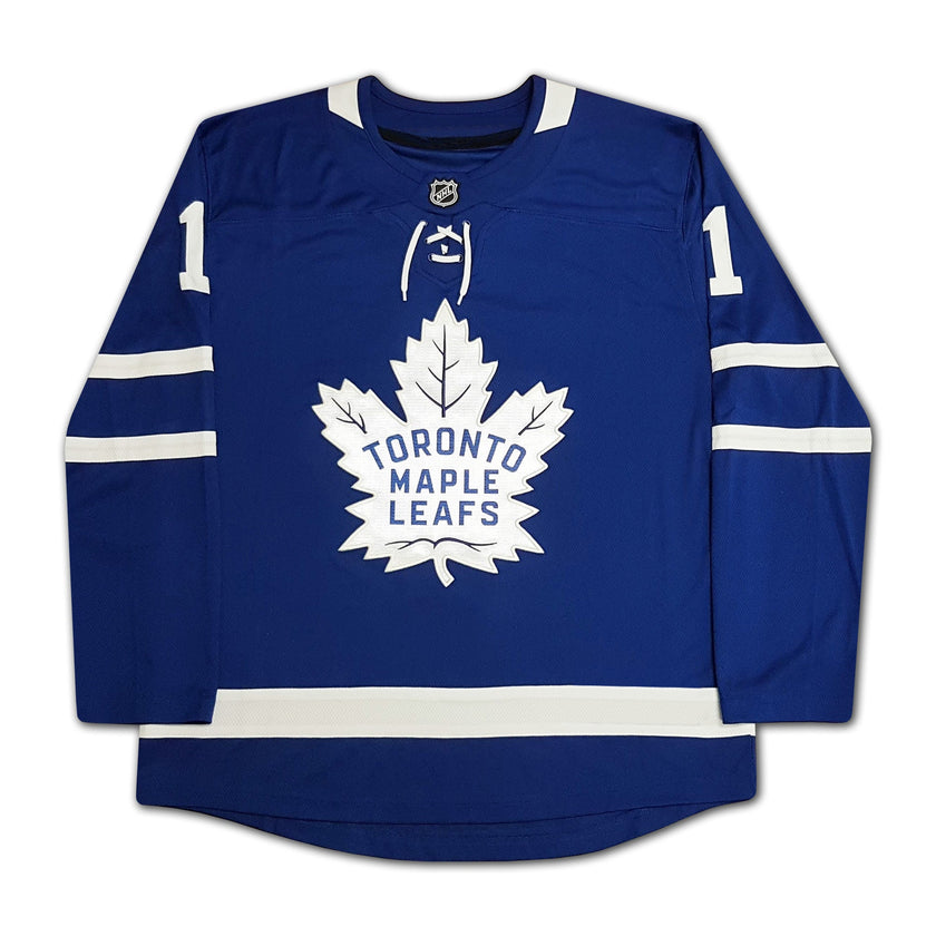 JOHNNY BOWER AUTOGRAPHED TORONTO MAPLE LEAFS BLUE JERSEY – SIGNED NHL HOCKEY MEMORABILIA COLLECTIBLE (SIZE L OR XL)