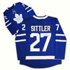 DARRYL SITTLER AUTOGRAPHED TORONTO MAPLE LEAFS BLUE JERSEY – SIGNED NHL HOCKEY MEMORABILIA COLLECTIBLE (SIZE L OR XL)