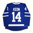 DAVE KEON AUTOGRAPHED TORONTO MAPLE LEAFS BLUE JERSEY – SIGNED NHL HOCKEY MEMORABILIA COLLECTIBLE (SIZE L OR XL)