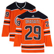 LEON DRAISAITL AUTOGRAPHED EDMONTON OILERS ORANGE JERSEY – SIGNED NHL HOCKEY MEMORABILIA COLLECTIBLE (SIZE L OR XL)