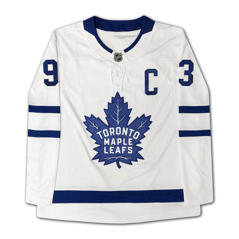 DOUG GILMOUR AUTOGRAPHED TORONTO MAPLE LEAFS WHITE ADIDAS JERSEY – SIGNED NHL HOCKEY MEMORABILIA COLLECTIBLE (SIZE L OR XL)