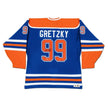 WAYNE GRETZKY AUTOGRAPHED EDMONTON OILERS BLUE JERSEY – UDA COA – THE GREAT ONE SIGNED NHL HOCKEY MEMORABILIA COLLECTIBLE (SIZE L OR XL)