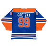 WAYNE GRETZKY AUTOGRAPHED EDMONTON OILERS BLUE JERSEY – UDA COA – THE GREAT ONE SIGNED NHL HOCKEY MEMORABILIA COLLECTIBLE (SIZE L OR XL)