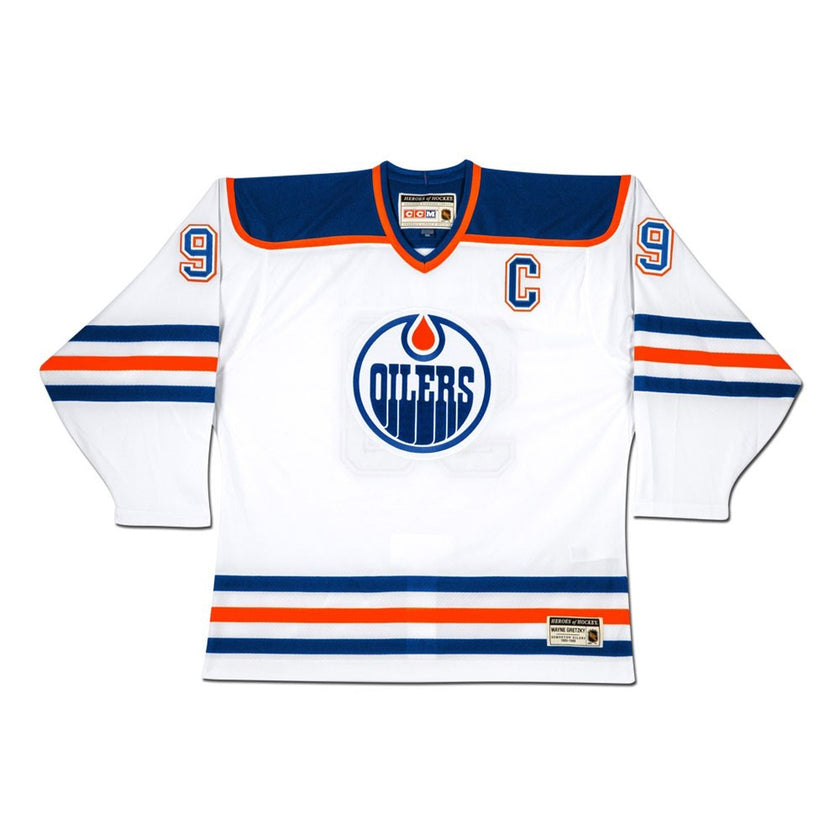 WAYNE GRETZKY WHITE CAREER JERSEY (SIZE L OR XL) – AUTOGRAPHED – UPPER DECK AUTHENTICATED – LIMITED EDITION /99 – EDMONTON OILERS HOCKEY LEGEND COLLECTIBLE