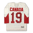 PAUL HENDERSON TEAM CANADA AUTOGRAPHED 1972 SUMMIT SERIES WHITE JERSEY – SIGNED HOCKEY MEMORABILIA COLLECTIBLE (SIZE L OR XL)