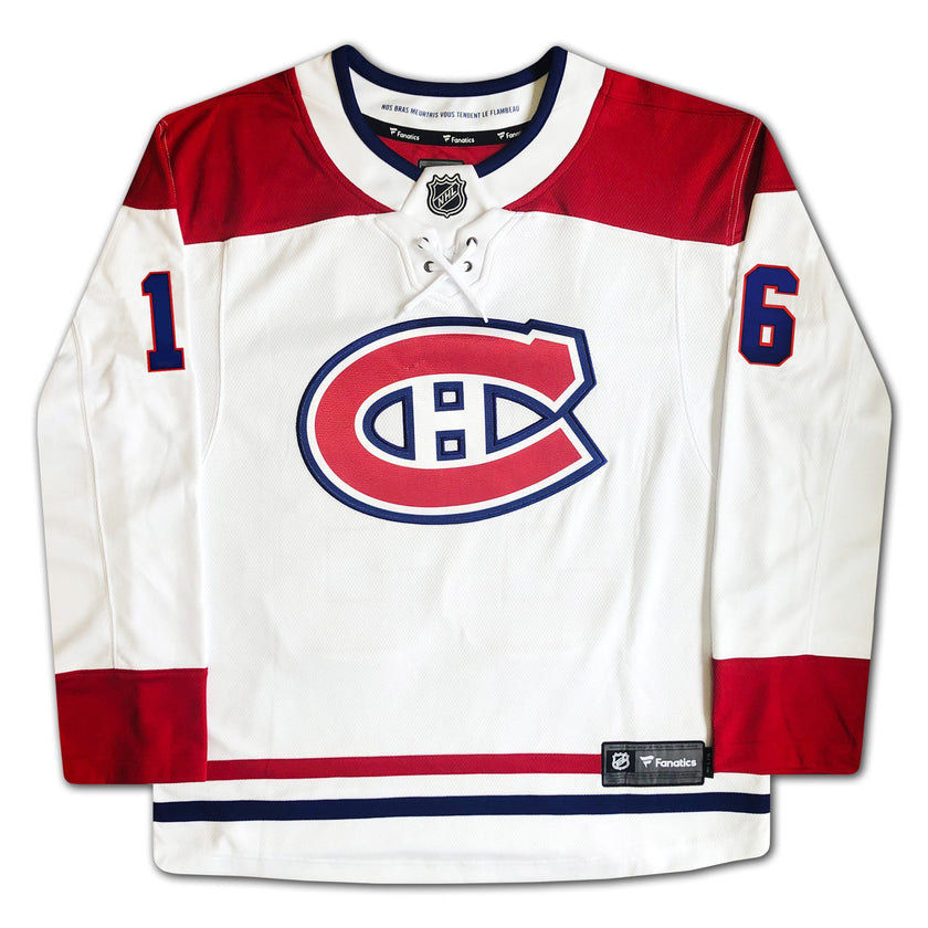 HENRI RICHARD AUTOGRAPHED MONTREAL CANADIENS WHITE JERSEY – SIGNED NHL HOCKEY MEMORABILIA COLLECTIBLE (SIZE L OR XL)