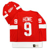 GORDIE HOWE AUTOGRAPHED DETROIT RED WINGS RED JERSEY – SIGNED NHL HOCKEY MEMORABILIA COLLECTIBLE (SIZE L OR XL)
