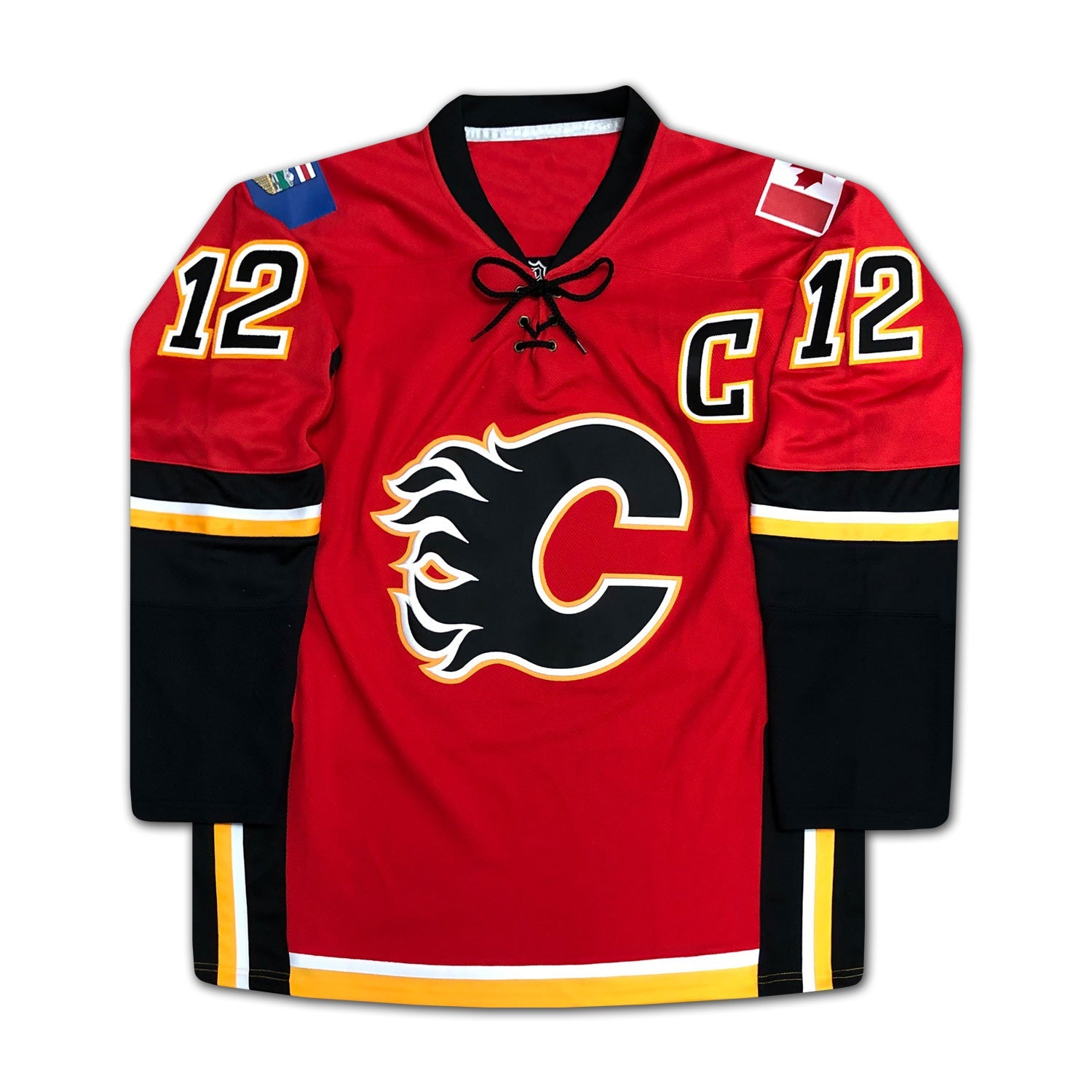 JAROME IGINLA AUTOGRAPHED CALGARY FLAMES RED JERSEY – HHOF 2020 – SIGNED NHL HOCKEY MEMORABILIA COLLECTIBLE (SIZE L OR XL)