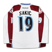 JOE SAKIC AUTOGRAPHED COLORADO AVALANCHE WHITE JERSEY – SIGNED NHL HOCKEY MEMORABILIA COLLECTIBLE (SIZE L OR XL)