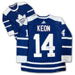 DAVE KEON AUTOGRAPHED TORONTO MAPLE LEAFS REVERSE RETRO BLUE JERSEY – SIGNED NHL HOCKEY MEMORABILIA COLLECTIBLE (SIZE L OR XL)