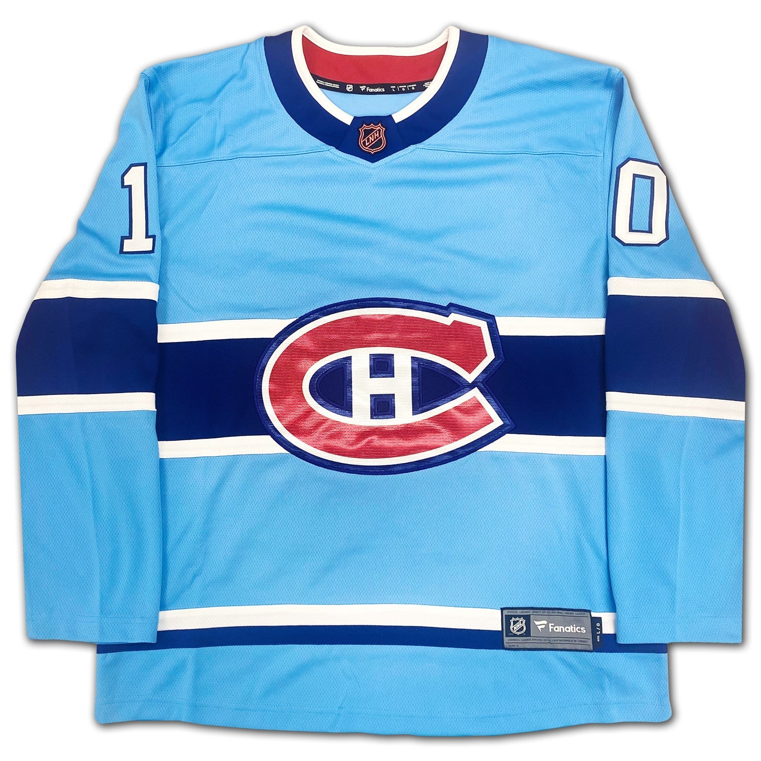 GUY LAFLEUR AUTOGRAPHED MONTREAL CANADIENS LIGHT BLUE SPECIAL EDITION JERSEY – SIGNED NHL HOCKEY COLLECTIBLE (SIZE L OR XL)