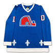 GUY LAFLEUR AUTOGRAPHED QUEBEC NORDIQUES BLUE JERSEY – SIGNED NHL HOCKEY MEMORABILIA COLLECTIBLE (SIZE L OR XL)