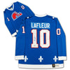 GUY LAFLEUR AUTOGRAPHED QUEBEC NORDIQUES BLUE JERSEY – SIGNED NHL HOCKEY MEMORABILIA COLLECTIBLE (SIZE L OR XL)