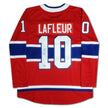 GUY LAFLEUR AUTOGRAPHED MONTREAL CANADIENS RED JERSEY – SIGNED NHL HOCKEY MEMORABILIA COLLECTIBLE (SIZE L OR XL)