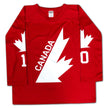 GUY LAFLEUR AUTOGRAPHED TEAM CANADA 1976 RED JERSEY – SIGNED NHL & INTERNATIONAL HOCKEY MEMORABILIA (SIZE L OR XL)