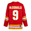 LANNY MCDONALD AUTOGRAPHED CALGARY FLAMES JERSEY – SIGNED NHL HOCKEY COLLECTIBLE MEMORABILIA (SIZE L OR XL)
