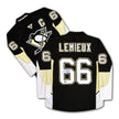 MARIO LEMIEUX AUTOGRAPHED PITTSBURGH PENGUINS BLACK JERSEY – SIGNED NHL HOCKEY MEMORABILIA COLLECTIBLE (SIZE L OR XL)
