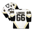 MARIO LEMIEUX AUTOGRAPHED PITTSBURGH PENGUINS WHITE JERSEY – SIGNED NHL HOCKEY COLLECTIBLE (SIZE L OR XL)