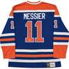 MARK MESSIER AUTOGRAPHED EDMONTON OILERS BLUE JERSEY – SIGNED NHL HOCKEY MEMORABILIA COLLECTIBLE (SIZE L OR XL)