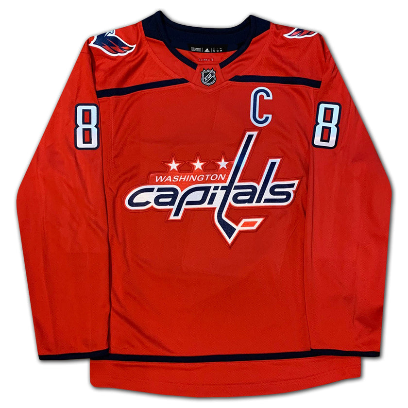 ALEXANDER OVECHKIN SIGNED WASHINGTON CAPITALS RED JERSEY – GOAL RECORD EDITION 895 CAREER GOALS – LIMITED EDITION /8 (SIZE L OR XL)