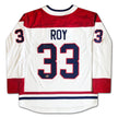 PATRICK ROY AUTOGRAPHED MONTREAL CANADIENS WHITE JERSEY – SIGNED NHL HOCKEY MEMORABILIA COLLECTIBLE (SIZE L OR XL)