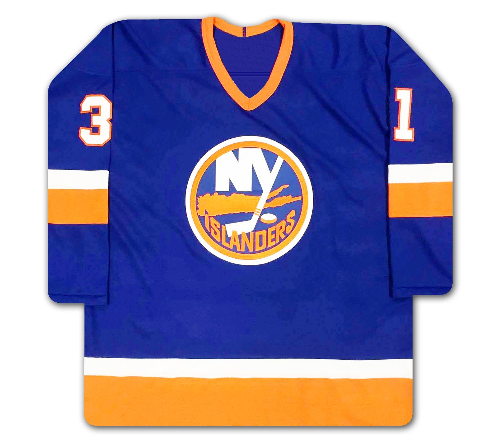 BILLY SMITH AUTOGRAPHED NEW YORK ISLANDERS BLUE JERSEY – SIGNED NHL HOCKEY MEMORABILIA COLLECTIBLE (SIZE L OR XL)