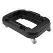 Recycling & Waste Receptacle Dolly, Polypropylene, Black, Fits: 17-1/4