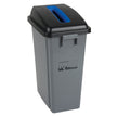 Recycling & Garbage Bin with Classification Lid, Plastic, 16 US gal.